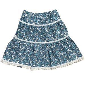 Incredibly sweet vintage 90s high waisted cottage core style skirt